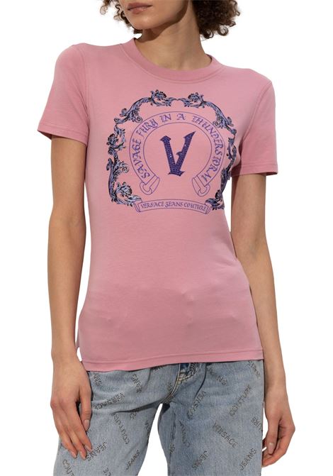 logo t-shirt VERSACE JEANS COUTURE | T-shirt | 77HAHG04 CJ02G459